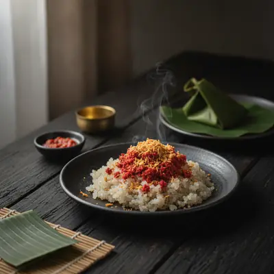 Horog-Horog with Spicy Flaked Fish