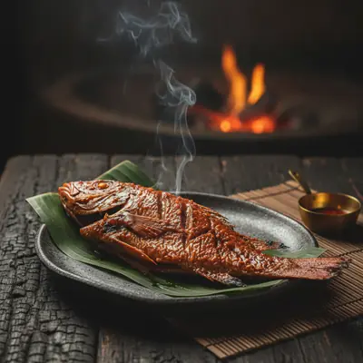 Whole Red Snapper, Srepeh Glaze